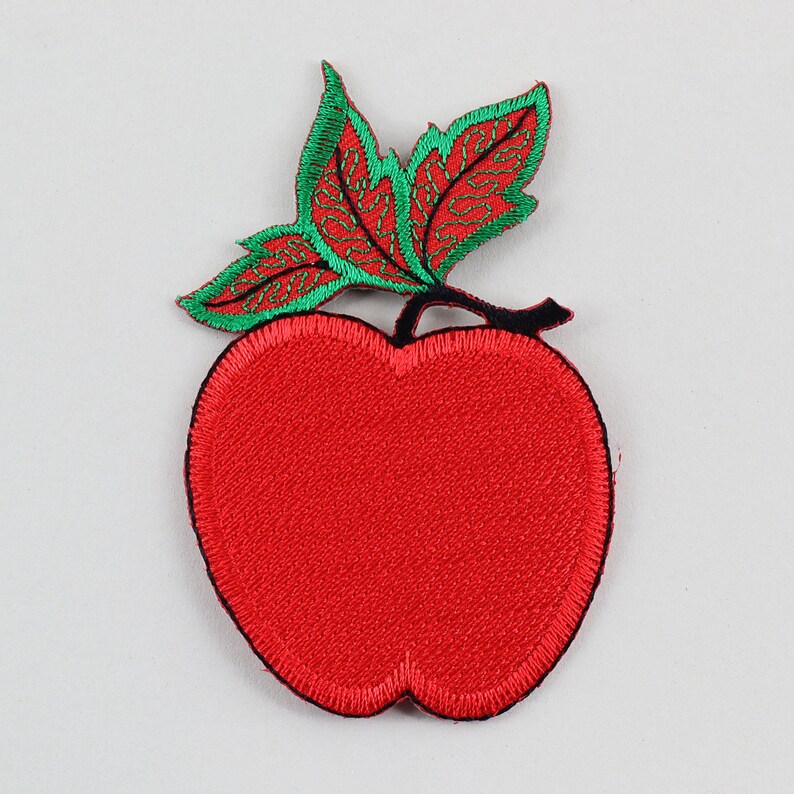 Aufnäher - roter Apfel 02 - Patch Bild 2