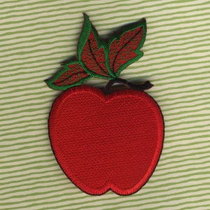 Aufnäher - roter Apfel 02 - Patch Bild 8