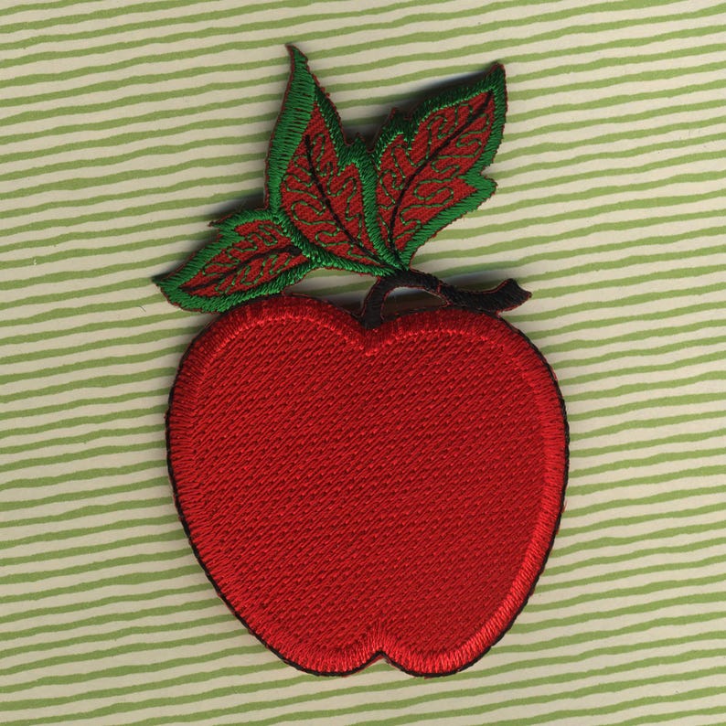 Aufnäher - roter Apfel 02 - Patch Bild 8