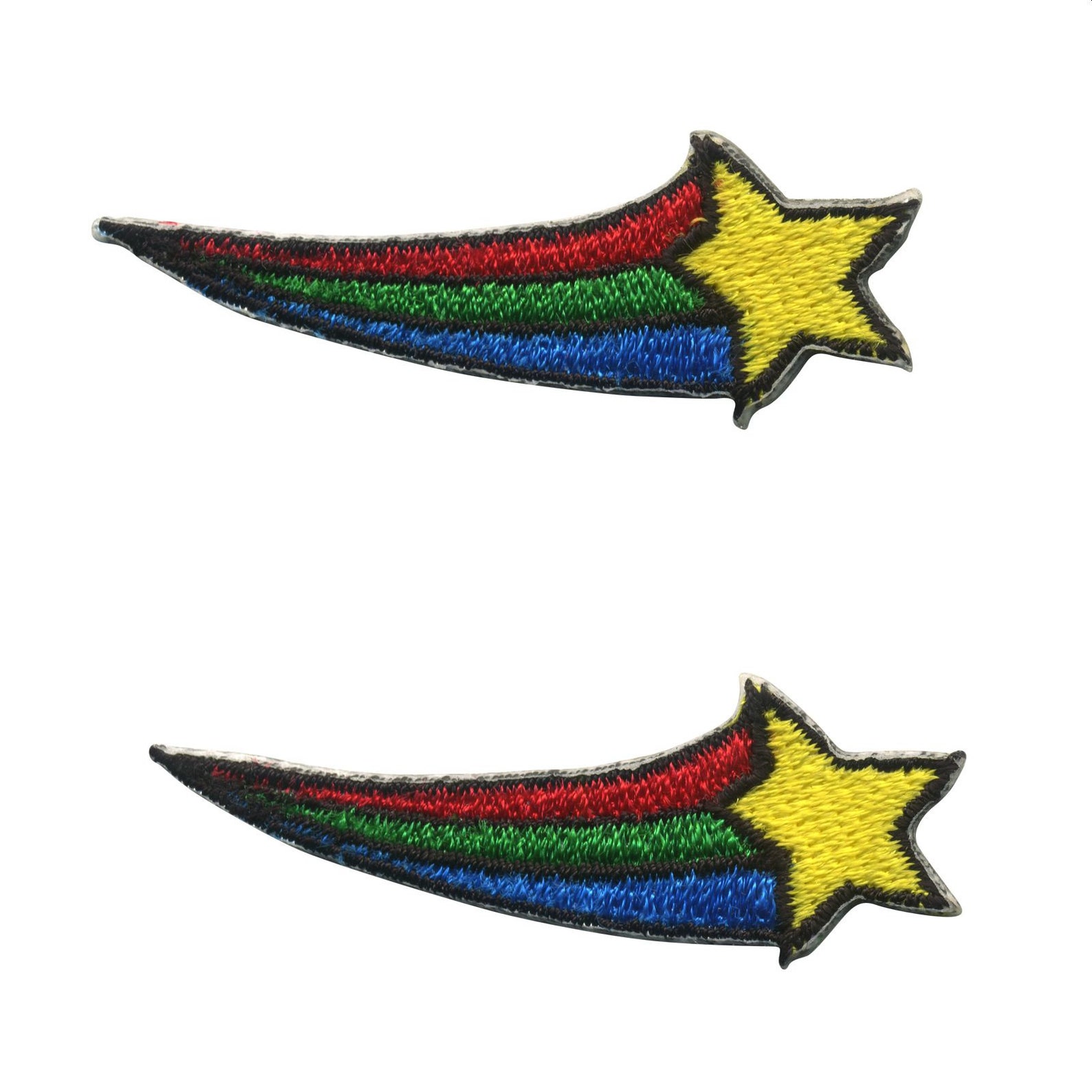 Patch Shooting Star Small Colorful Set of 2 Patch - Etsy