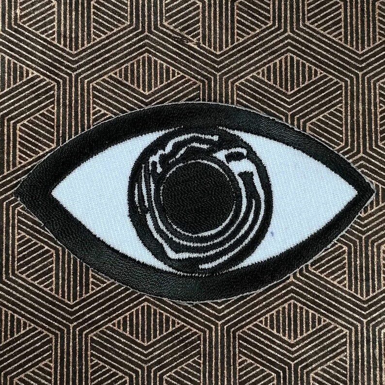 Patch eye white-black 8.5 cm sticker image 9