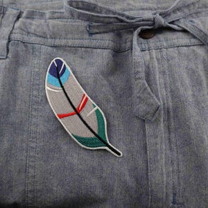 Aufnäher - Feder - Gefieder - Patch Bild 6