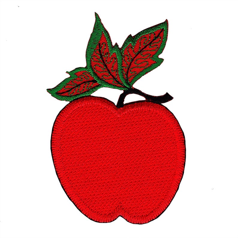 Aufnäher - roter Apfel 02 - Patch Bild 1