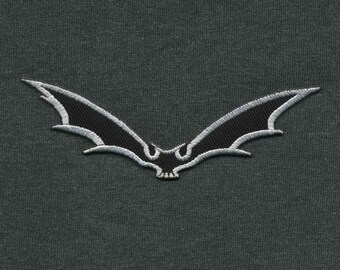 Patch - bat - small black and white - patch