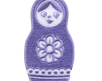 Patch - Boneca Matryoshka - Figura roxa - Patch