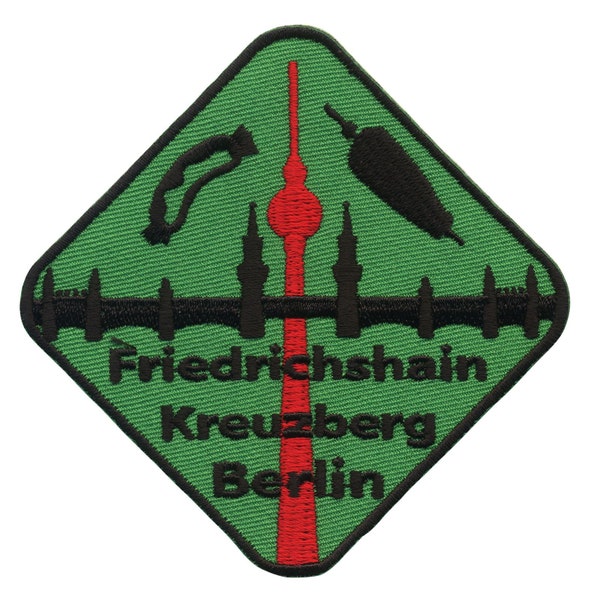 Aufnäher - Berlin - Friedrichshain Kreuzberg - Patch