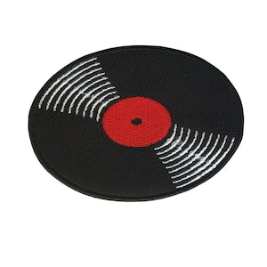 Patch - Vinyl Record - Red and Black