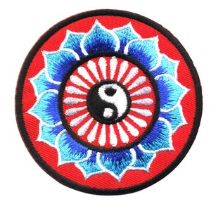 Aufnäher - Yin Yang Blume - Patch