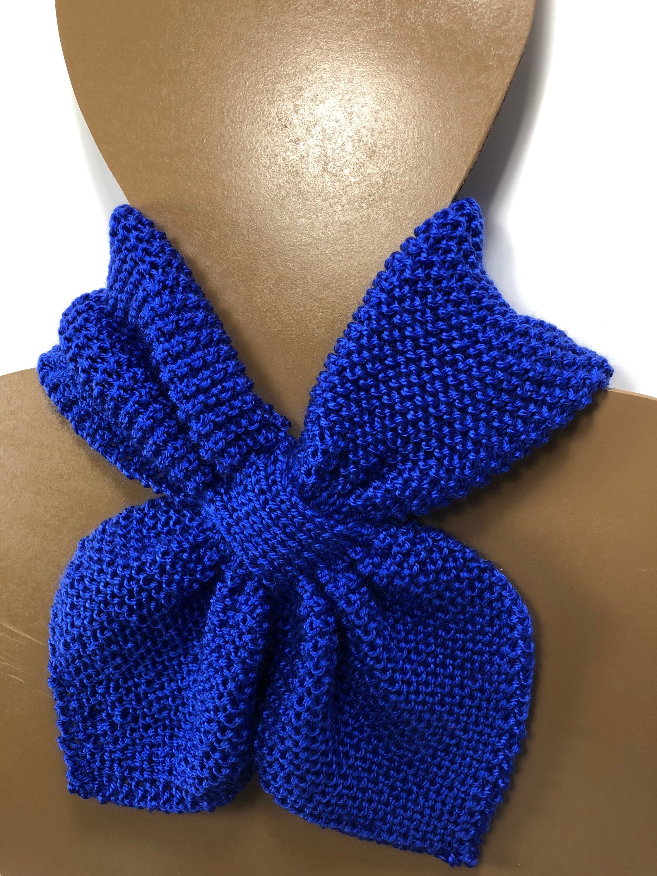 6 choices Hand Knit Bow Tie Scarf Keyhole Scarf Warm and Etsy