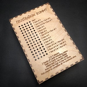 Frustration Rummy Game Box Set. Rummy Card Game for 2 to 5 Players. - Etsy