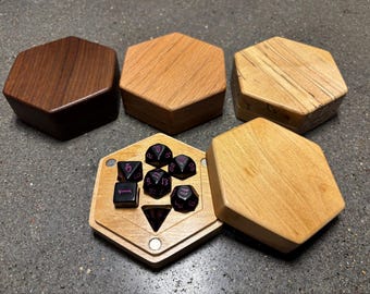 Unique Hex Dice Box.