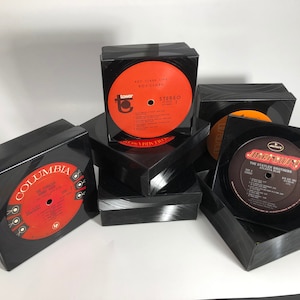 County Vinyl Record Box - Keepsake Box- Gift Box - Unique Box - Charlie Rich - Dolly Parton - John Denver - Kenny Rogers