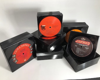 County Vinyl Record Box - Keepsake Box- Gift Box - Unique Box - Charlie Rich - Dolly Parton - John Denver - Kenny Rogers