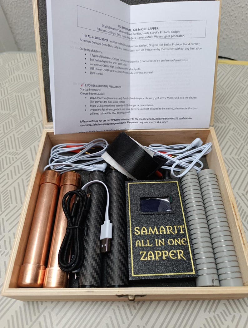 Multi Zapper Samarit Gadget ALL in ONE ZAPPER Multi Wave Signal Generator Multi ...