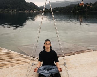 Nubische Pyramide aus Aluminium für Meditation, Chakraarbeit & luzide Träume (DIY Kit
