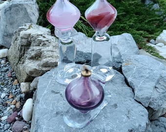 Vintage Handmade Blown Glass Oil lamp Kreative Rogaska Slovenia Aladdin Genie Lamp - Authentic Oil Lamp