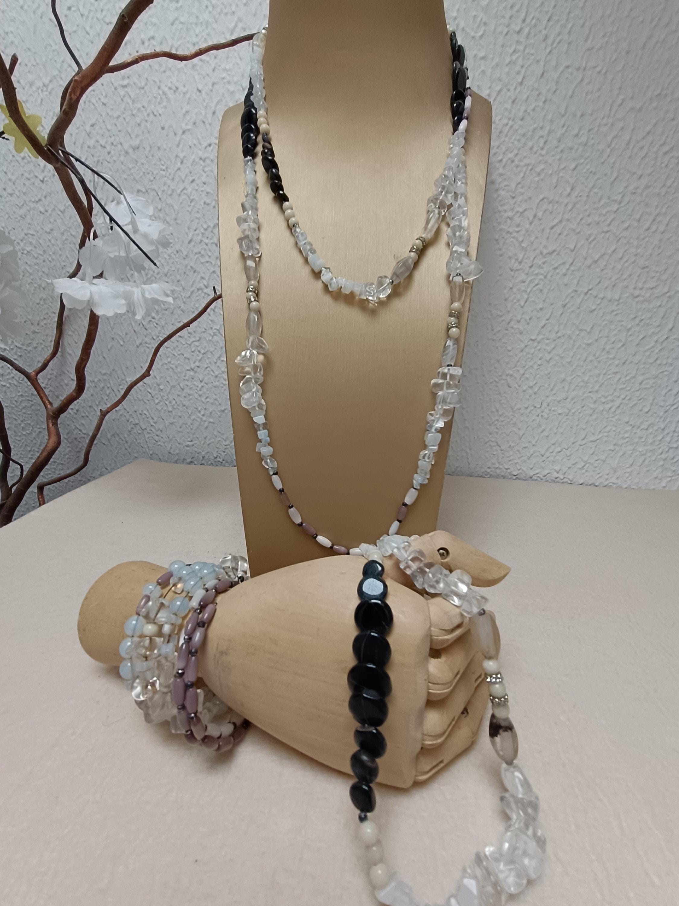 32 Ciondoli In Pietra Diaspro Dalmata Naturale 12 Mm - Perline Per Bracciali E Collane Fai Da Te, 15 Pollici