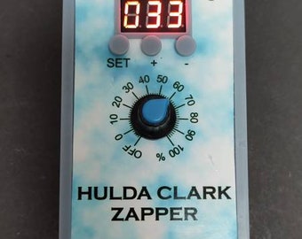 Hulda Clarck’s Protocol Gadget Multi Frequency Zapper with Copper, Silver-Orgone and Carbon electrodes Multi Wave signal generator