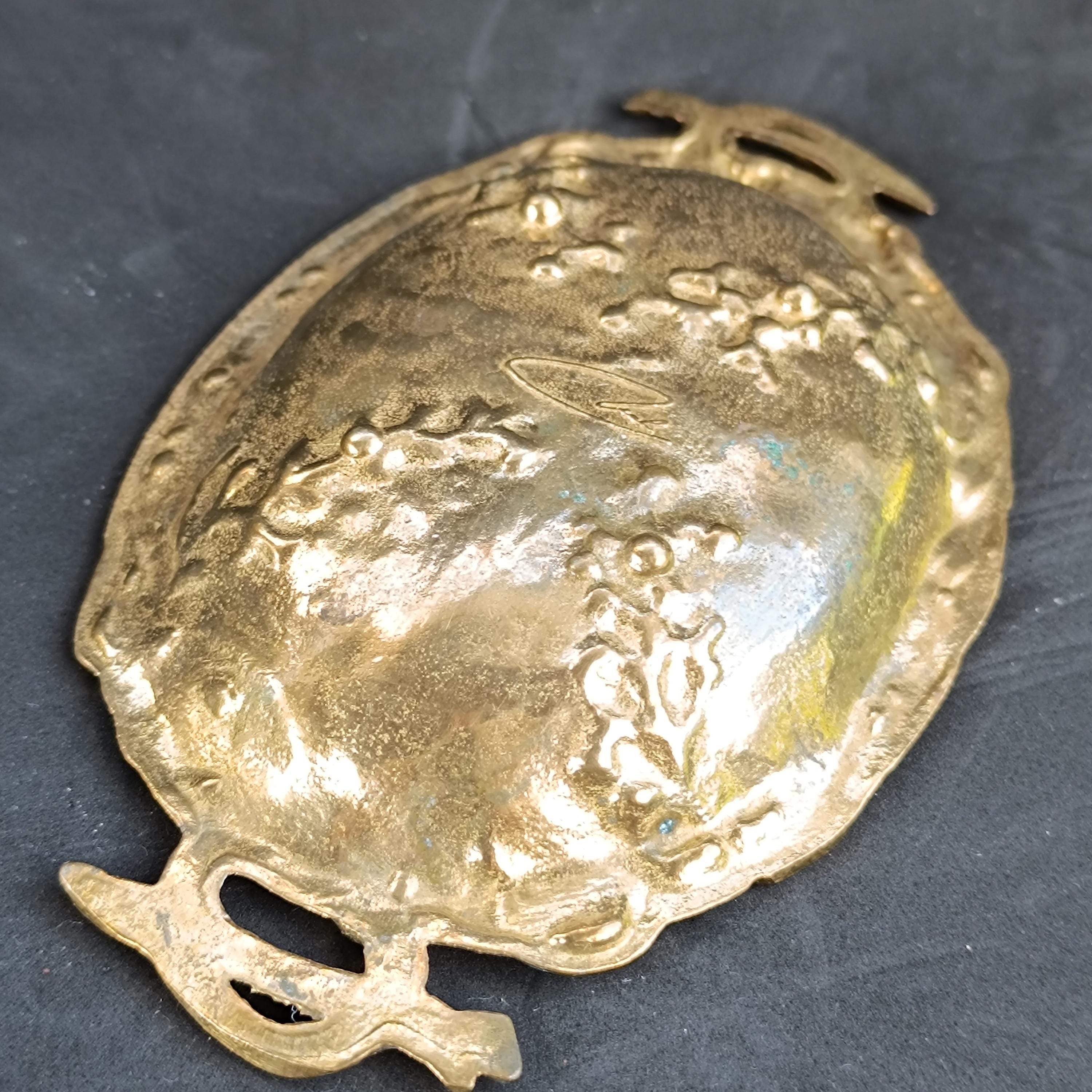 Vintage Solid Brass Platter Vintage Collini Austria 6.5