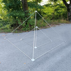 Colossus Aluminum Sacred Giza Geometry Energy Pyramid for Meditation, Grounding, Harmonizing, Stabilizing, Sleeping, Healing, Water charging image 9