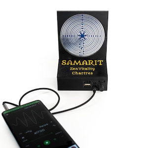 SAMARIT ZenVitality Labyrinth Chartres Frequency Generator Device Transmitter various frequencies standalone PEMF device with socket USB
