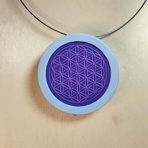 Solarstrom-Anhänger Shuman Solfleggio Generator Heilige Geometrie Symbole Blume des Lebens Metatron Würfel Lakhovsky MWO Mobius Spule Photonentherapie