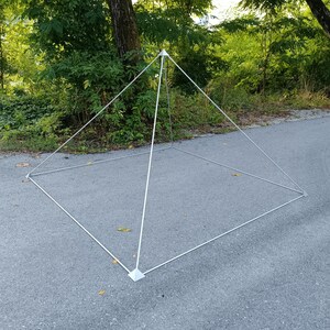 Colossus Aluminum Sacred Giza Geometry Energy Pyramid for Meditation, Grounding, Harmonizing, Stabilizing, Sleeping, Healing, Water charging base 200*200 cm