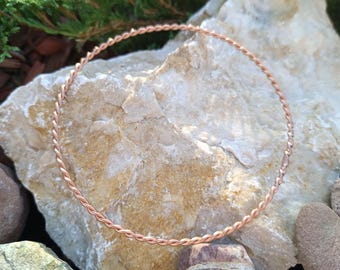 2/3 of Lost Cubit Copper Tensor Ring  Sacred Measuring Energy  177 MHZ Balance Energy Tensor Rings Energy Pyramid Geometry