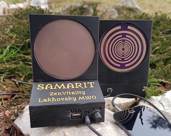 SAMARIT ZenVitality Laknovsky MWO duo Frequency Scalar Waves generator  Active Mobius coil/ Lakhovsky antenna active PEMF device