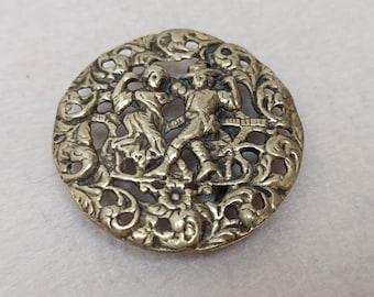 Metal Vintage Brass Belt Buckles Gorgeous Figural Belt Buckle