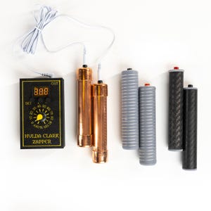 Samarit Gadget Hulda Clarck’s Protocol Gadget Multi Frequency Zapper with Copper, Silver-Orgone and Carbon electrodes Multi Wave signal gene