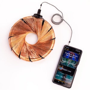 VortexSync Open Coil 8 inches Vortex Wave Torsion Fields Generator Electromagnetic Coil by Marko Rodin technology 20, 15 or 10cm diff colors