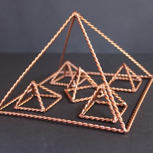 Lost Cubit 177 Mhz Copper Meditation Pyramid Tensor Style Hidden ...