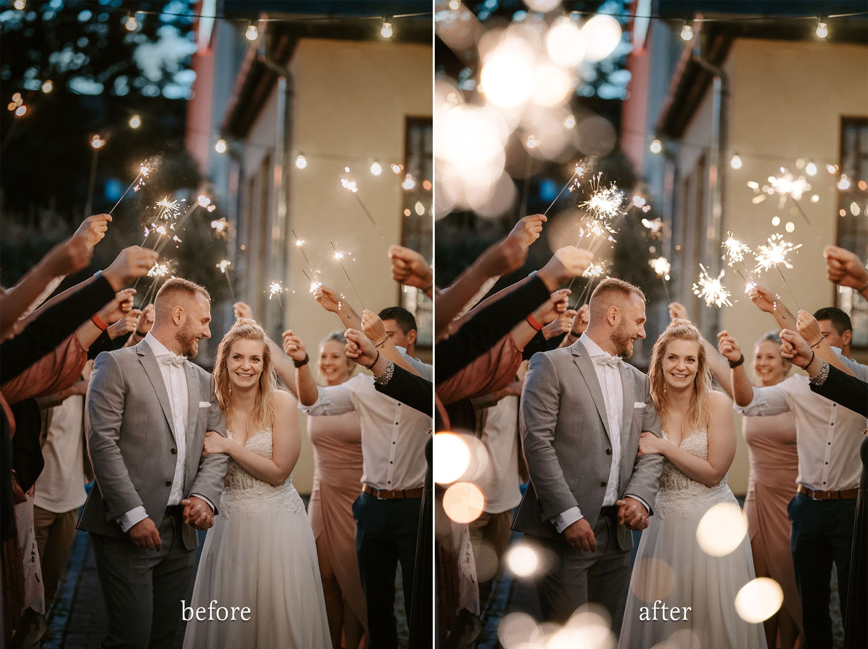 Sparkler Overlays for Photoshop, Wedding Sparkler, Sparkler Exit ...