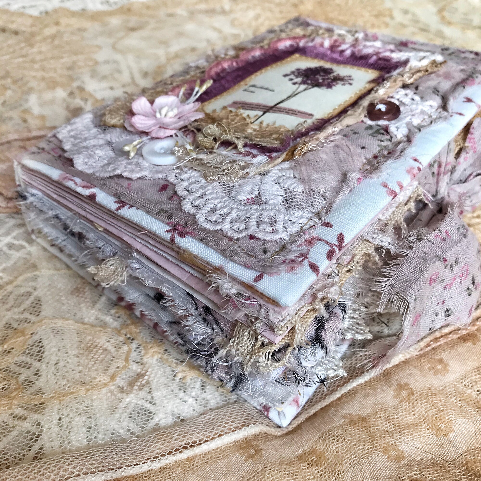 Handmade Spring Junk Journal Garden Art Journal Vintage Etsy