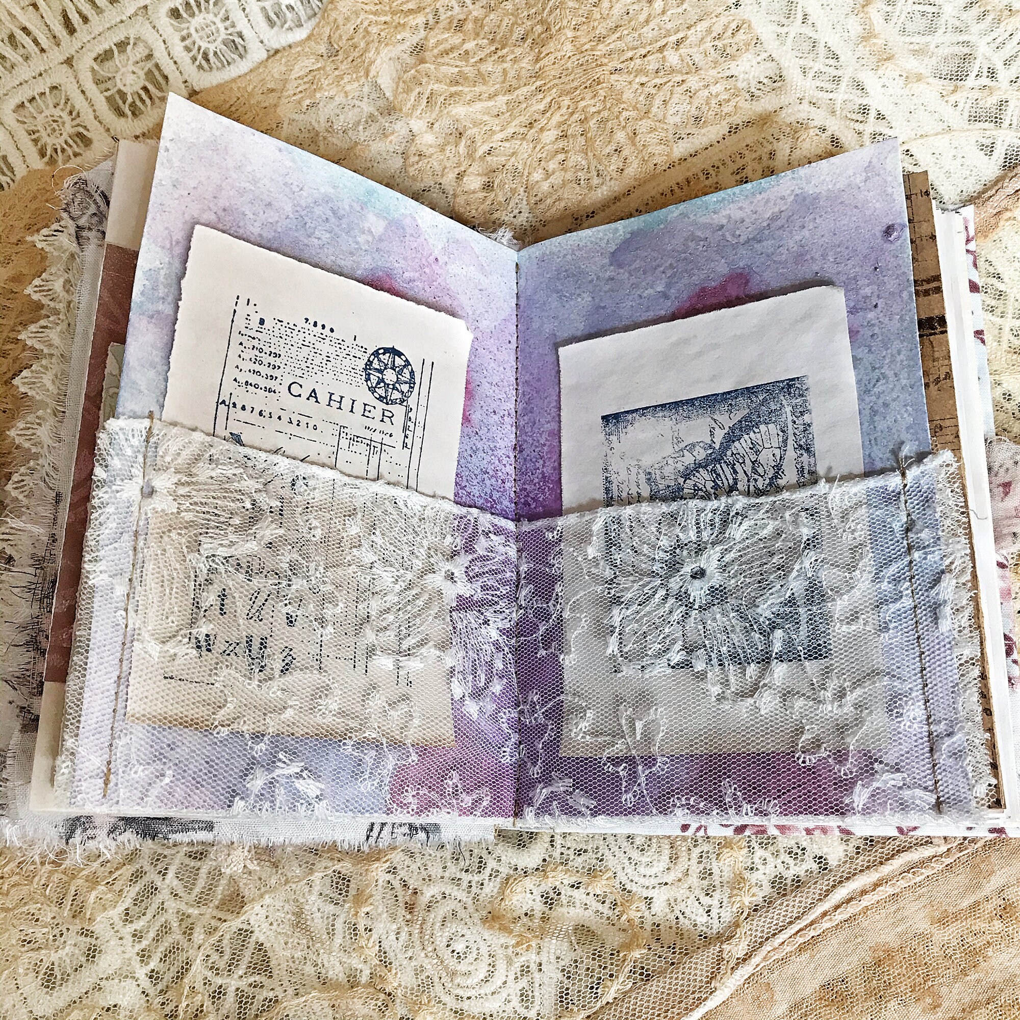 Handmade Spring Junk Journal Garden Art Journal Vintage Etsy