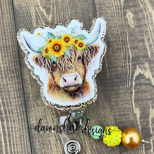 Highland Cow Silicone Bead Keychain – Lilly Jayne Collective