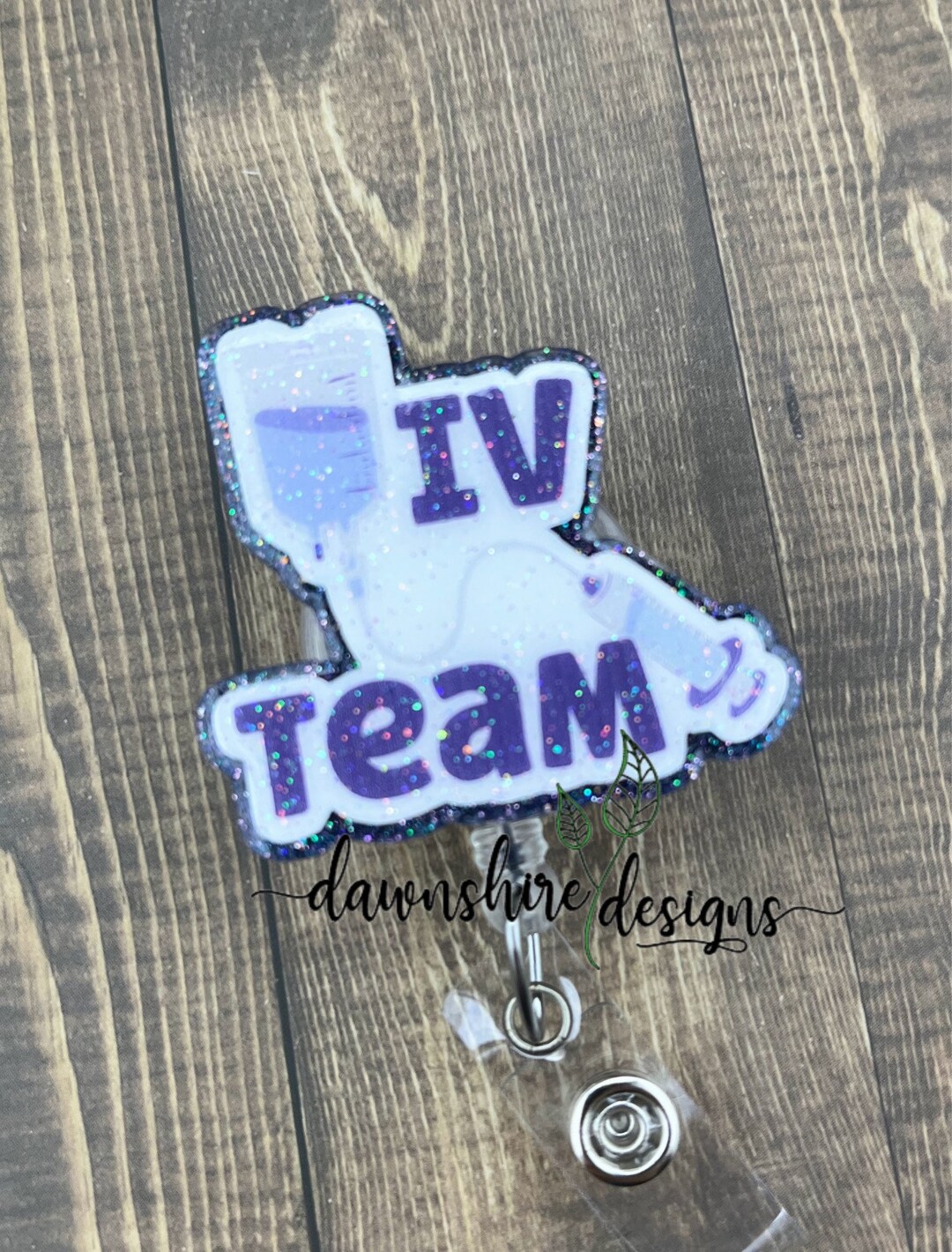 IV Team Badge Reel, Infusion Badge Reel, Badge Reel for Nurse, Medical