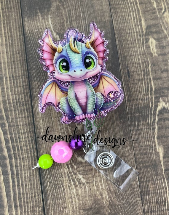 Dragon Badge Reel. Colorful Dragon Badge Reel,badge Reels for