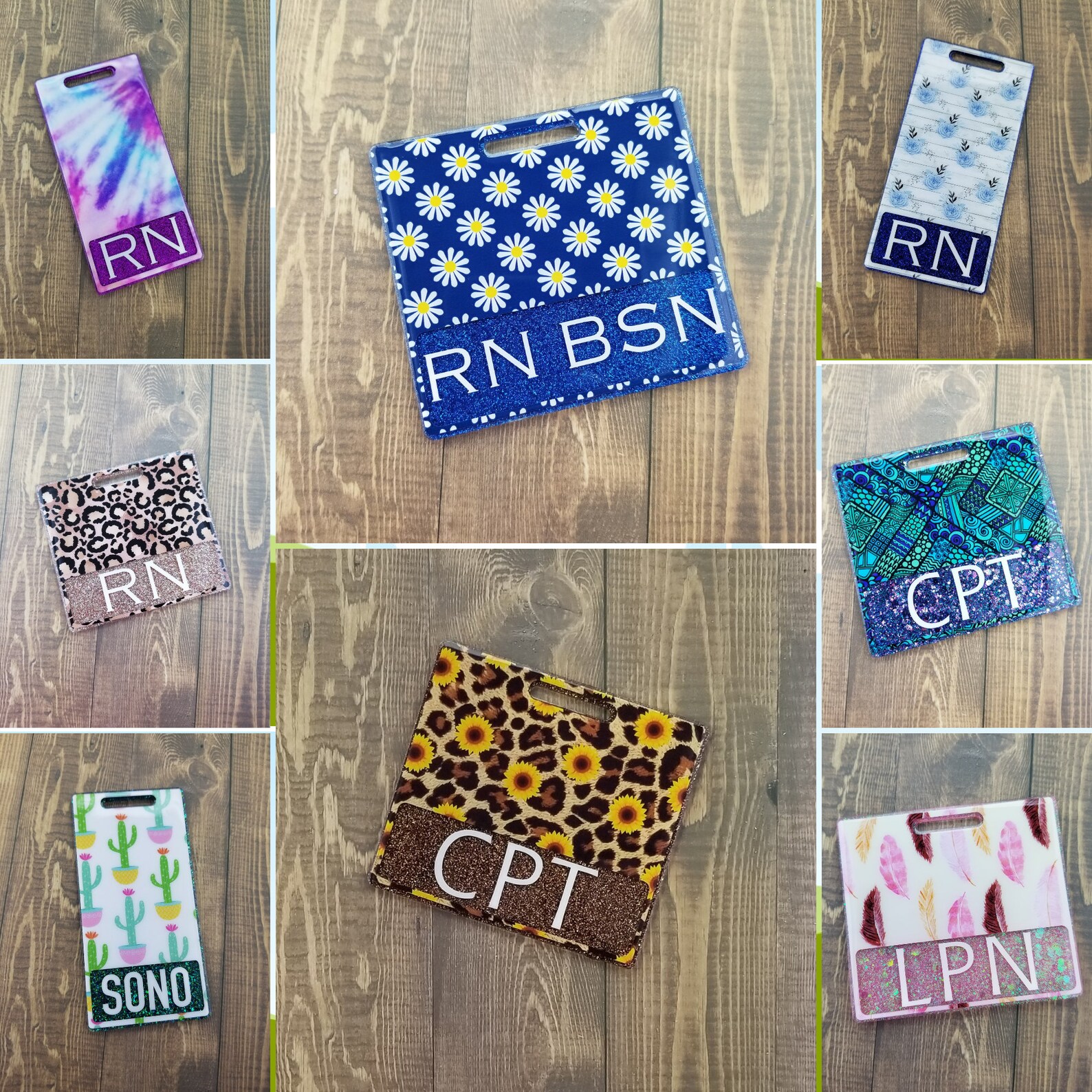 Badge Buddy personalized. Custom badge buddy. Nursing Etsy