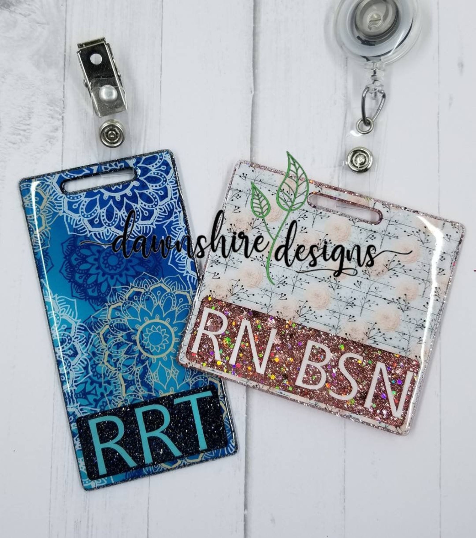 Badge Buddy personalized. Custom badge buddy. Nursing Etsy