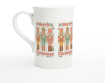 Nutcracker Soldier Porcelain Mug – Merry Christmas Coffee Cup