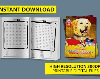 Word Search In Spanish For Adults And Teens 200 Large Print Puzzles With Solutions, Sopa De Letras En Espanol Para Adutos Con Soluciones