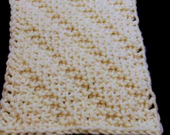 Tunisian crochet blanket stitch raised diagonal