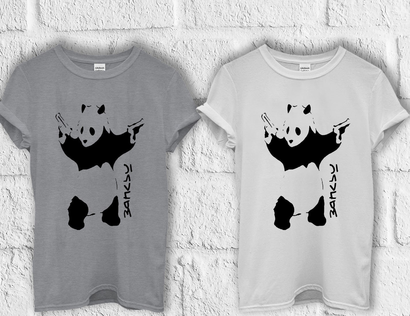 Banksy Panda Street Art Graffiti T Shirt Hoodie Sweatshirt Baseball ...