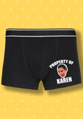 Property Of Name Personalised Boxer Custom Funny Men Underwear, Valentines Day Gift Boyfriend, Gift For Him, Husband Gift, Gifts For Him B4