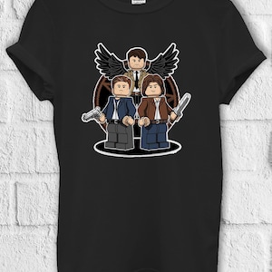 Supernatural Dean Sam Cas T Shirt Felpa con cappuccio Felpa Baseball Pullover Uomo Donna Unisex Baggy Boyfriend Shirt 1945