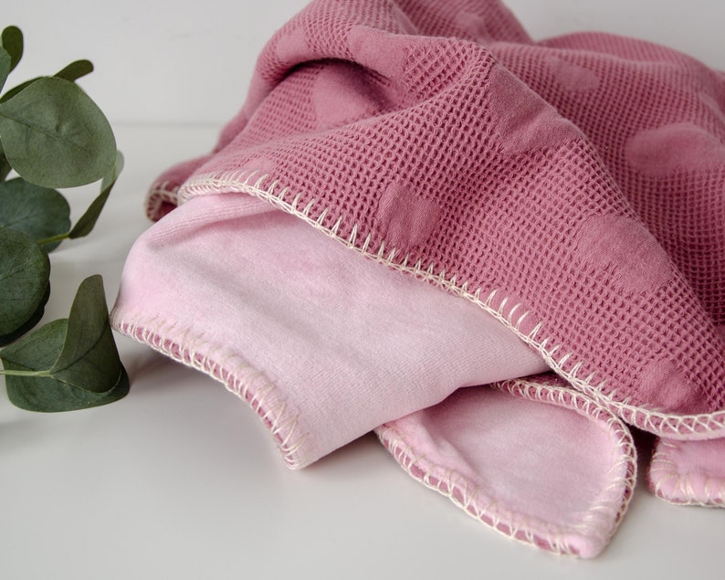 Organic Baby Blanket Cotton Nicky Velours Baby Blanket Cozy Etsy