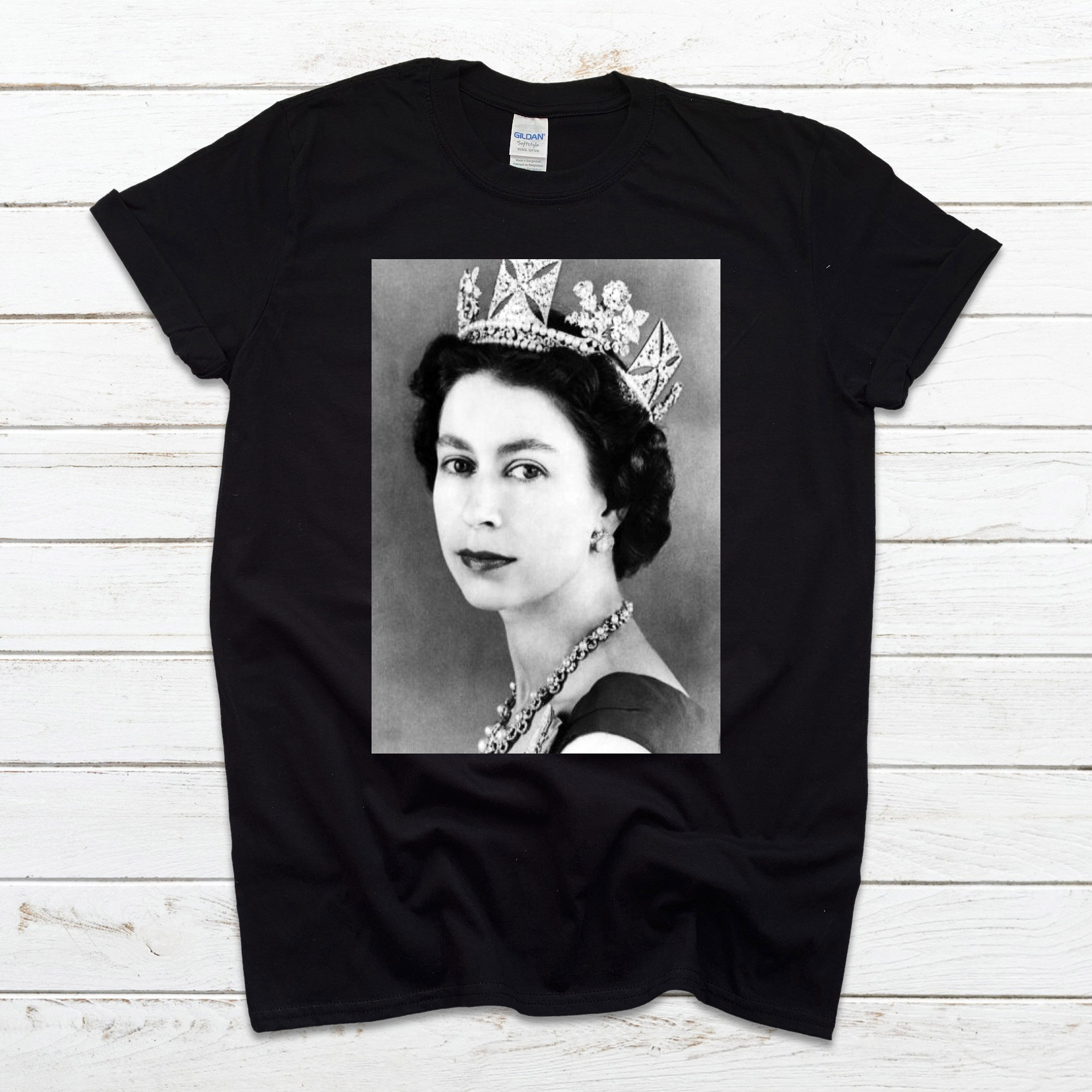 エリザベス2世女王陛下Tシャツ、女王Tシャツ1217 - Etsy 日本