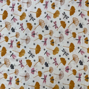 Spring Flowers Muslin Fabric, Floral Print Fabric, Double Gauze Fabric By Half The Metre, Printed Muslin Fabric, Swaddle Fabric